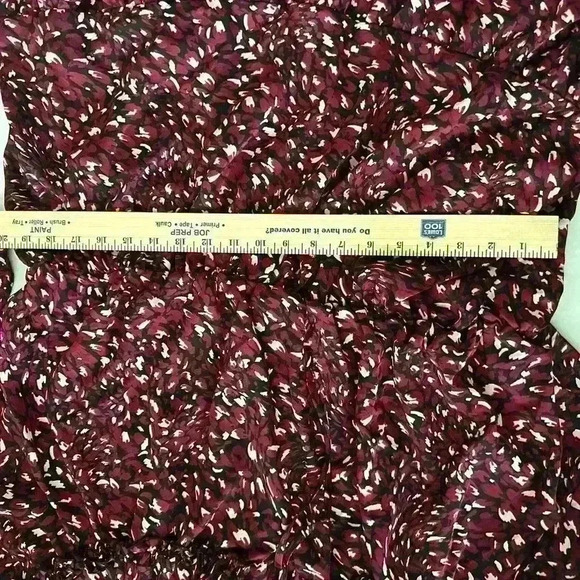 Eloquii Elements Floral Satin Dress with Ruffle Yoke size 22/24 - Picture 10 of 11